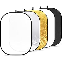 K&F CONCEPT Curved Reflector, Quick-Open Clamshell Light Reflector With Stand & Carrying Bag – 48"x26" U-Shape Photography Diffuser For Studio Portrait & Video Shooting, 4-in-1 - View #11