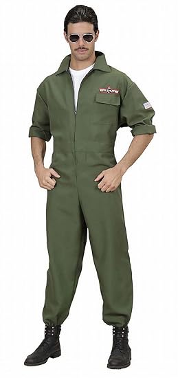 Widmann - Erwachsenenkostüm Kampfjet Pilot