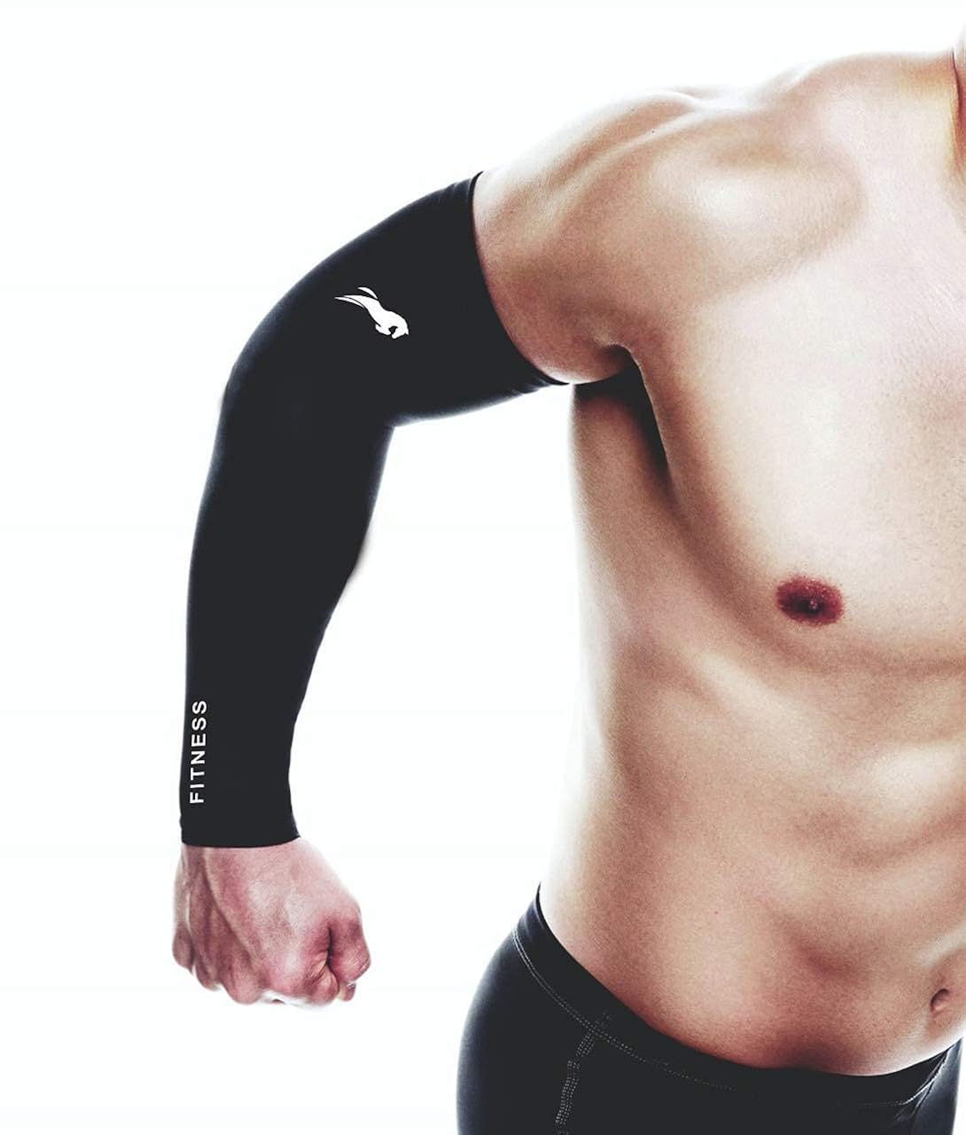 Just Rider Arm Sleeves for Men Women UV Protection Compression Long Arm