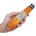 WitnyStore Kitchen Tool 6¾" Wooden Handle Stainless Steel Coconut Shredder Scraper 2 Blades Traditional Style - Thai Cooking Utensils Multipurpose Portable Hand-Held Cookery Equipments Fruit Vegetable