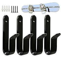 Rolitwils Snowboard Wall Mount Clips, Horizontal