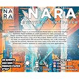 NARA Paper for Alcohol Ink Painting (200 GSM, Medium Paper, 5