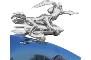 Wile E A Rocket Hood Ornament, Coyote Car Hood Ornaments, Metal Hood Ornaments, Waterproof Vehicle Emblem for Exterior Stylin