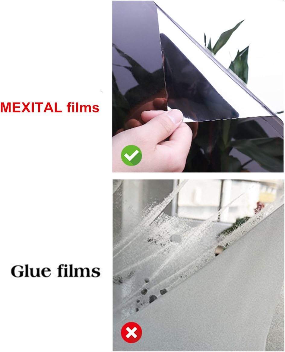 FENTIS Pellicola Specchio Oscurante per Finestre Elettrostatica Oscurante per Finestra Film a FENTIS Pellicola Specchio Oscurante per Finestre Elettrostatica Oscurante per Finestra Film a