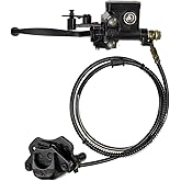 HIAORS Left Hydraulic Brake Master Cylinder Caliper for Taotao Sunl Roketa Nst 50cc 70cc 90cc 110cc 125cc Peace Eagle Cool Sp