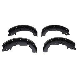 TRQ Rear Brake Shoe and Drum Kit Set 5 Stud