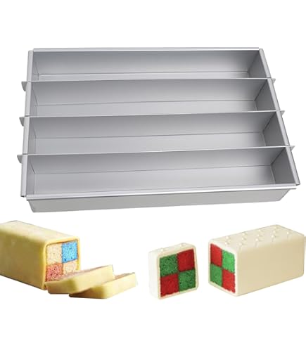 Baking Tray Battenberg Cake Tin Extra Long Bread Pan Battenbeg