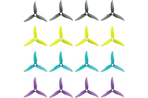 Gemfan Hurricane 3520 3-Blade Propeller for 3.5 inch Quad with 5mm/3 Holes for 1806-2004 Brushless Motor FPV Freestyle Racing Drone 16pcs 8CW 8CCW