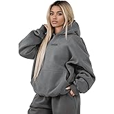 MIANZHI Womens Oversized Hoodies Sweatshirts Fall Fashion 2025 Pullover Sweaters Winter Clothes