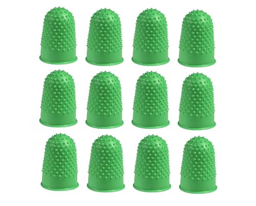 Q-Connect Thimblettes Size 0 Green (Pack of 12)