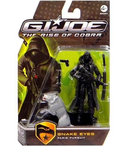 Hasbro Action Figure G.I. Joe Storm Shadow 9.5 Cm - Paris Pursuit - Film Rise Of Cobra - Figura Originale Con Accessori - 3