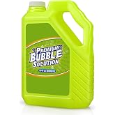 Bubble Solution Refill - 70 OZ Non-Toxic Pre-Mix Refill for Bubble Machine | Giant Bubbles Bulk Refill for Machine, Wand, Gun, Blower at Easter, Valentine Party Favors - Bubbles for Kids