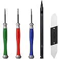Kaisi 5pcs MacBook Repair Tool Kit Precision P5 Pentalobe Screwdriver, T5 Torx and PH000 Phillips Screwdriver with Ultra-Thin