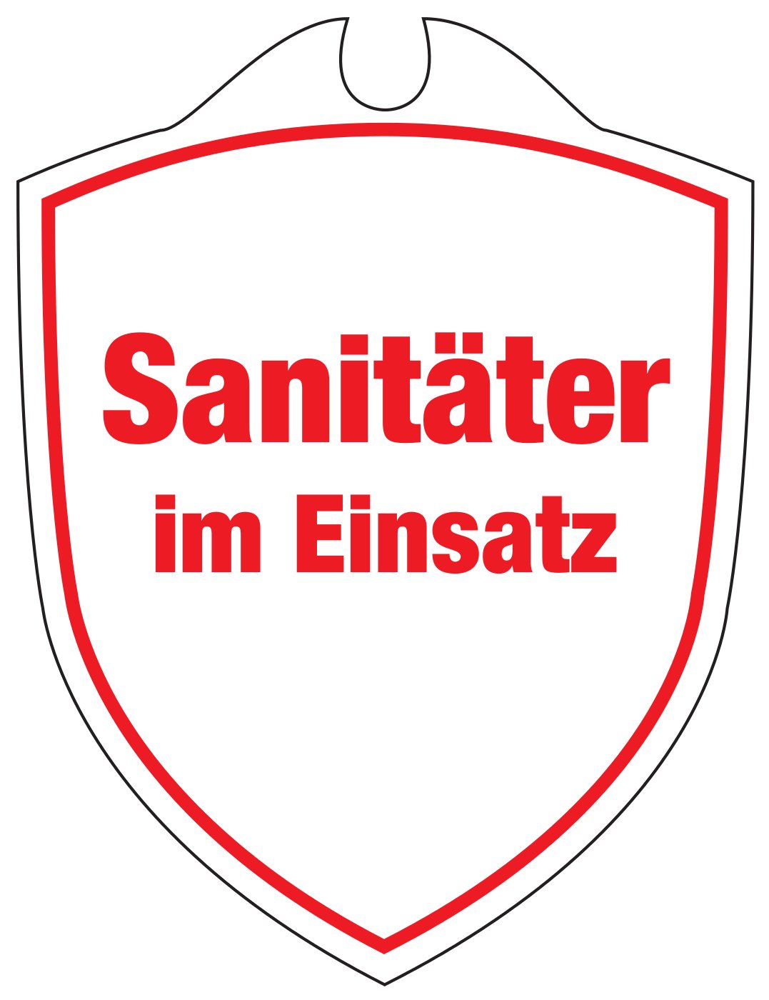 KLK Adults' Paramedic in Use Car Sign Red, One Size