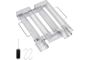Pellet Smoker,Stainless Steel Smoke Making Machine Cold Smoker Attachment Food Meat Smoker for Cold Smoking Grill Barbecue Sm