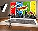 Yeele 10x8ft Cartoon Comic City Super Hero Photography Backdrop Vinyl Humor Abstract Superhero Baby Shower Photo Background For Girl Kid Birthday Party Photo Video Shoot Studio Prop Wallpaper