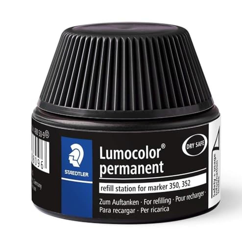 Staedtler 488 50-9 Lumocolor Permanent Marker 15 - 20 Refills for 350 / 352 Black