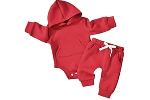 Aalizzwell Infant Baby Winter Hoodie Outfit