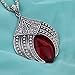 YAZILIND Jewelry Sets Silver Plated Retro Gemstone Claw Flower Pendant Necklace Drop Earrings Bracelet