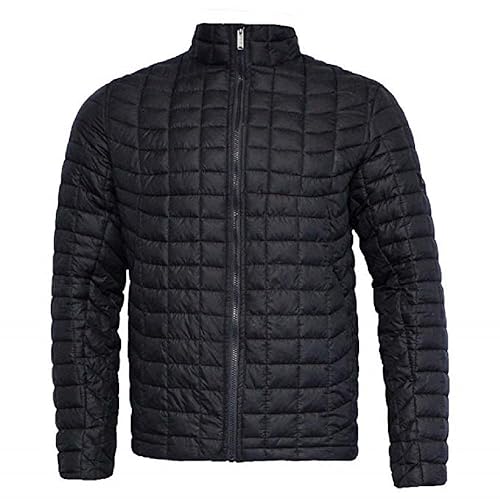 Ben Sherman Men's Quilted Lightweight Packable Puffer Coat Black