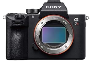 Sony a7R III Mirrorless Camera: 42.4MP Full Frame High Resolution Interchangeable Lens Digital Camera with Front End LSI Image Processor, 4K HDR Video and 3" LCD Screen - ILCE7RM3/B Body, Black