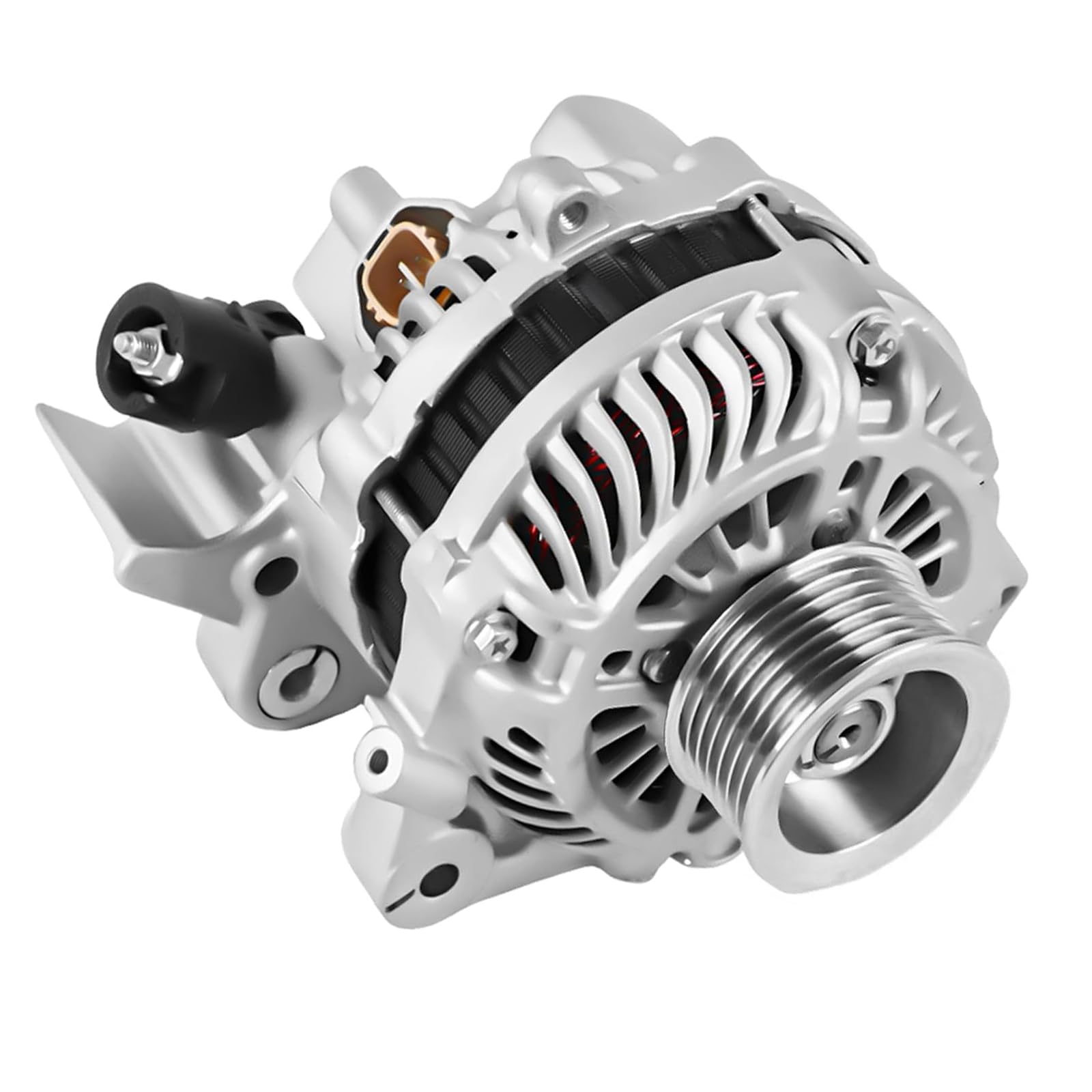 Photo 1 of 11176 Alternator, Alternator Compatible with 2006 2007 2008 2009 2010 2011 CIVIC 1.8L Replace OE 11176, AMT0187, A2TC1391, 31100-RNA-A01,31100-RNA-A012-M2,AHGA67,A2TC1391,Alternator High OutputLPNPMEY6707017
