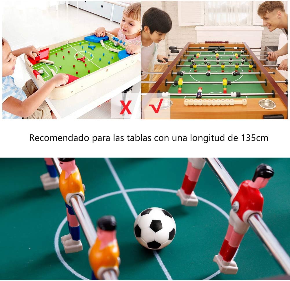 6 Piezas 32 mm Futbolín-Bolas-Foosball,Balones de Fútbol, Etilo de ...