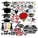 PBPBOX Graduation Photo Booth Props 2017 Graduation Party Decorations 46PCS