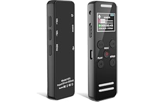 64GB Voice Recorder,Digital Recording Device Voice Activation MP3 Player Noise Reduction,for Meeting, Classroom