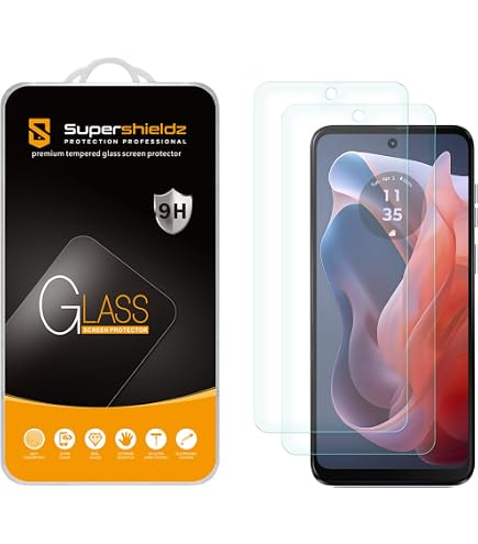 Supershieldz (2 Pack) Designed for HTC One M9 Tempered Glass Screen