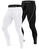 Roadbox 2 Pack Men's Compression Pants Cycling