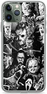 Horror Movie Collage Phone Case Compatible with iPhone 12 11 X Xs Xr 8 7 6 6s Plus Pro Max Samsung Galaxy Note S9 S10 S20 Ultra Plus