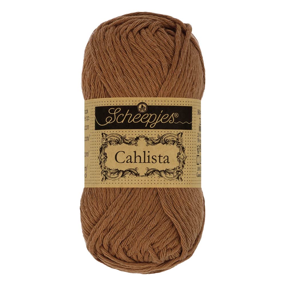 Scheepjes - Scheepjes Cahlista 157 Root Beer Yarn - 1x50g — image 1