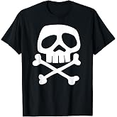 Punk Rock Skull and Bones - 1980's Punk Rock T-Shirt