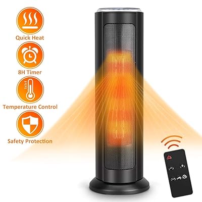 Portable Ceramic Space Heater with Remote Control Zambia Ubuy