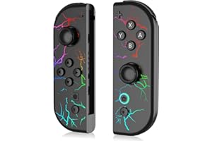 Kvkdiir Compatible with Switch Controller, Replacement Wireless Controllers for Switch/Lite/OLED, Support Dual Vibration/6-Axis Gyro/Wake-up/Screenshot