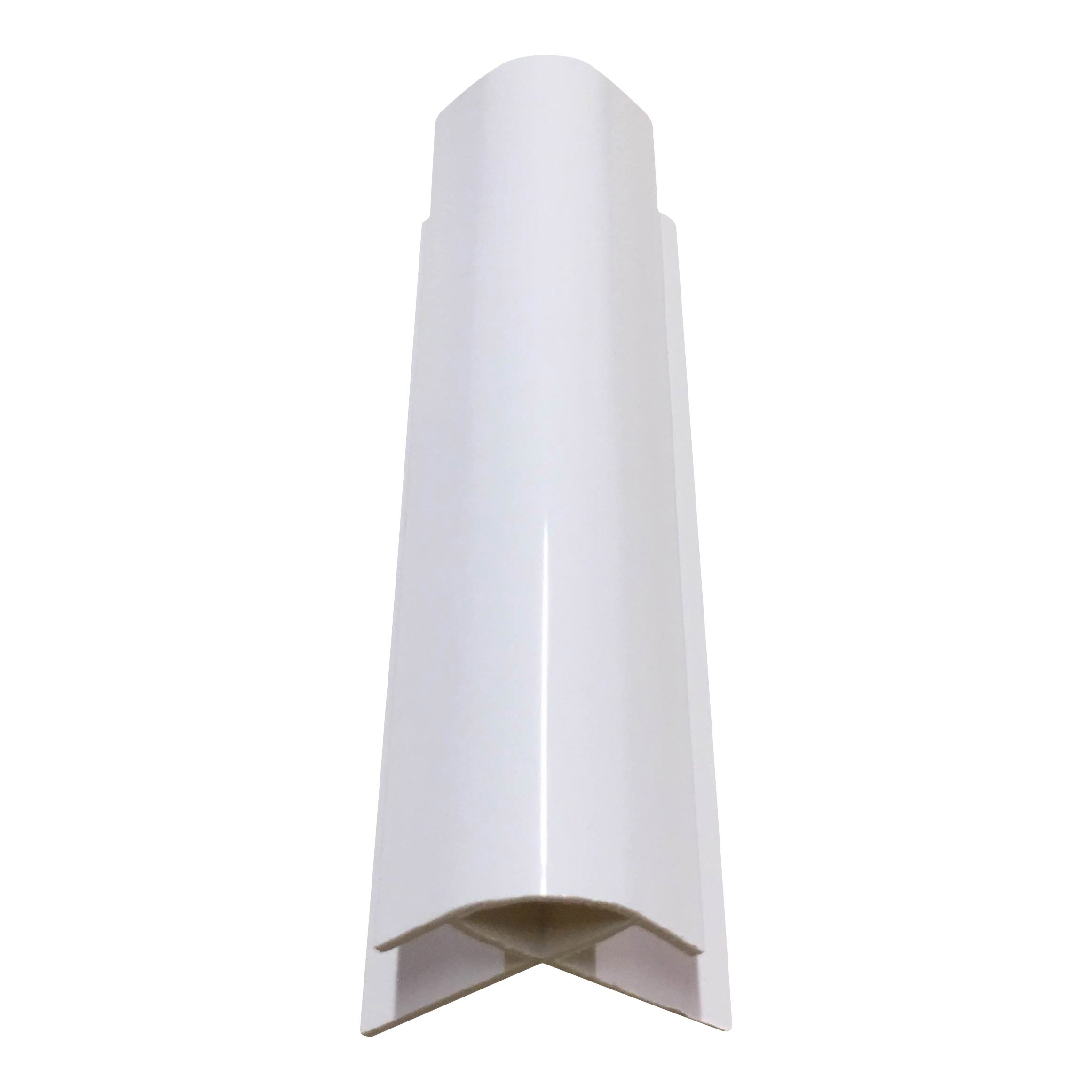 DBS White External Corner Trim for 10mm Shower Wall Panel Bathroom Cladding PVC 2.4m