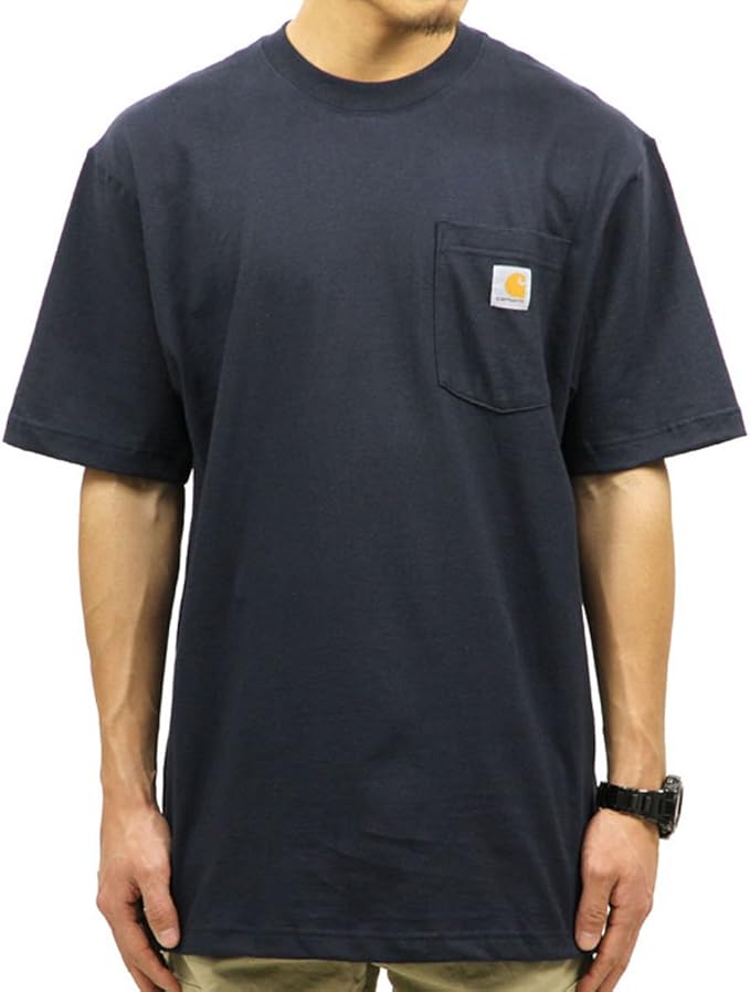 Amazon [カーハート] CARHARTT 正規品 メンズ 半袖Tシャツ WORKWEAR POCKET SHORTSLEEVE T
