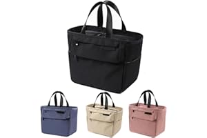 Lunch Bags for Women Leakproof, Wide-Open 12-Can Reusable Cooler Bag for Work, Picnic, Beach, or Travel
