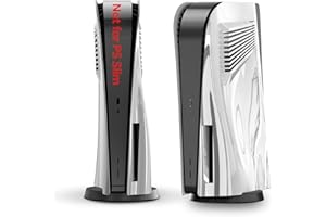 INNOAURA Plates for Disc Edition, Faceplate with Cooling Vents, Anti-Scratch Dustproof Protective Cover Plates for P5 Disc Edition (Silver)