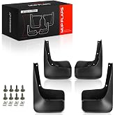 A-Premium Mud Flaps Compatible with Chrysler Town &amp; Country 2011-2016 | for Mini Passenger Van, No Drilling Required Splash Guards with Accessories, Set of 4 Front and Rear Mudguards