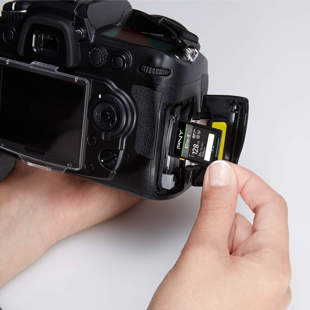 PNY 128GB Elite-X Class 10 U3 V30 SDXC Flash Memory Card: Computers & Accessories