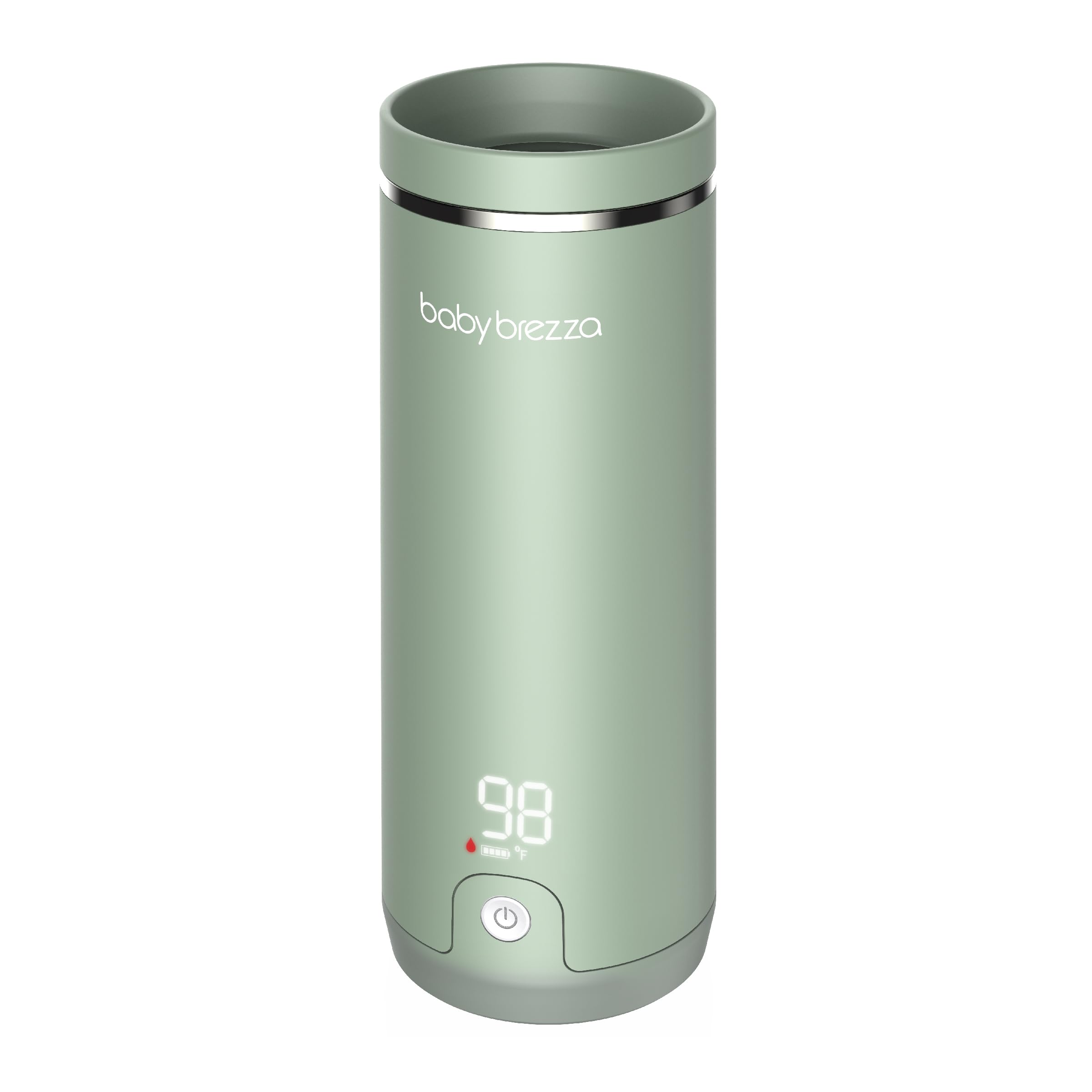 Photo 1 of Baby Brezza SuperFast Portable Baby Bottle Warmer – 67% Faster - Travel Breastmilk Warmer and Formula Warmer - Safe, Even Heating - Up to 9oz - No Adapters, Green