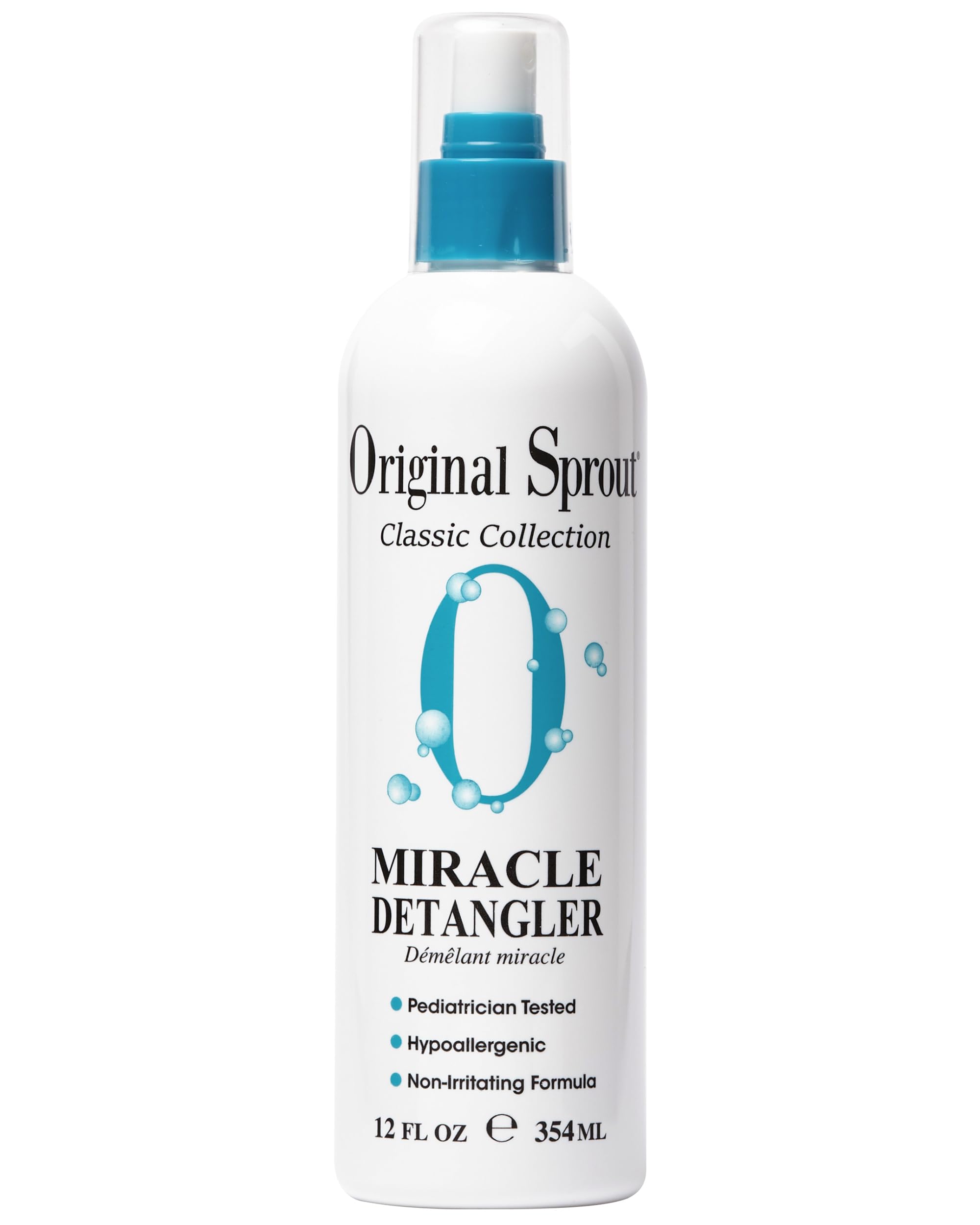 Hair Detangling Spray - Original Sprout Miracle Detangler Spray for Babies & Children - Quick Release Formula Infused with Calendula, Rosemary & Jojoba Protein for Silky, Smooth Hair - 354ml