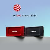 Kingston XS1000 2TB External SSD USB 3.2 Gen 2 Red SXS1000R/2000G view 4
