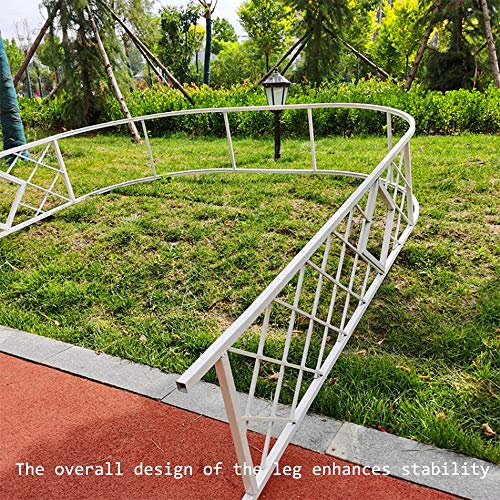 Outech Metall Garten Torbogen Rankhilfe, Robuste Rosenbögen, Zum Klettern Von Pflanzen, Hochzeitsdekoration, Mit Sockel… – Bild 6