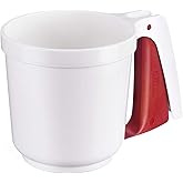 Westmark Flour- And Icing Sifter, 6" x 4" x 4", White/Red