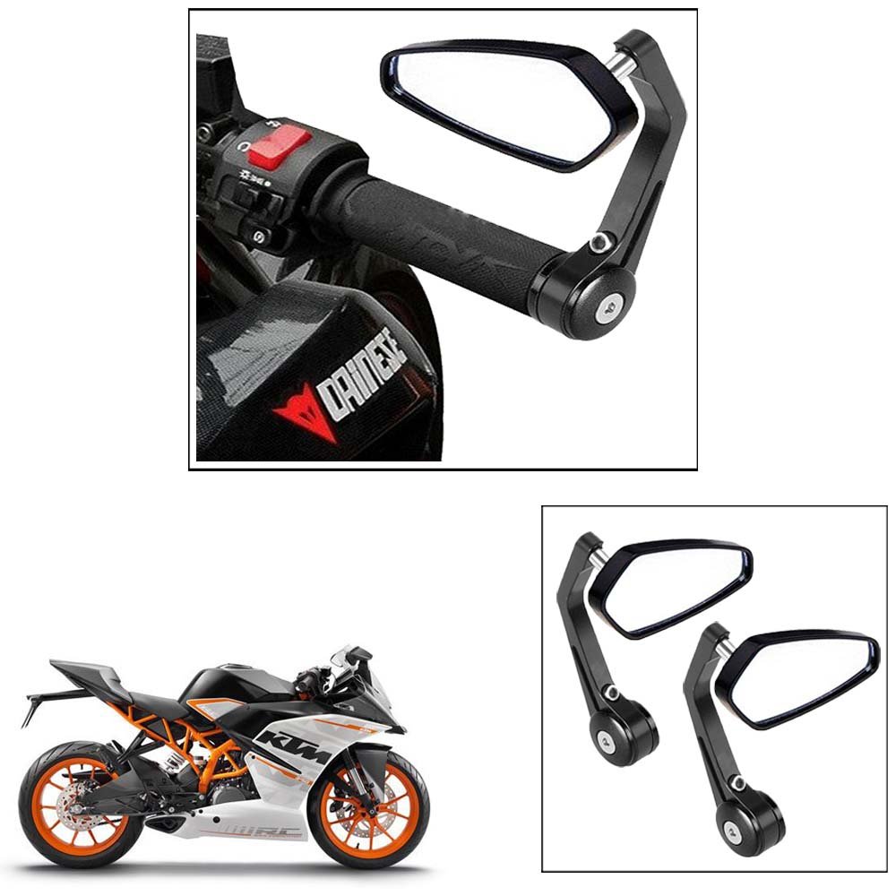 Vheelocityin Motorcycle Bar End Mirror Rear View Mirror Edge for KTM Rc