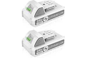 AYTXTG 2Pack 24V Battery for Snow Joe 24V Battery, Compatible with Snow Joe 24V 24VBAT-LTW 24VBAT-LTE 24VBAT-LT 24VBAT 24V-X2-SB18 24VBAT-XR iON+ System for Joe iON+ 24V Series Battery