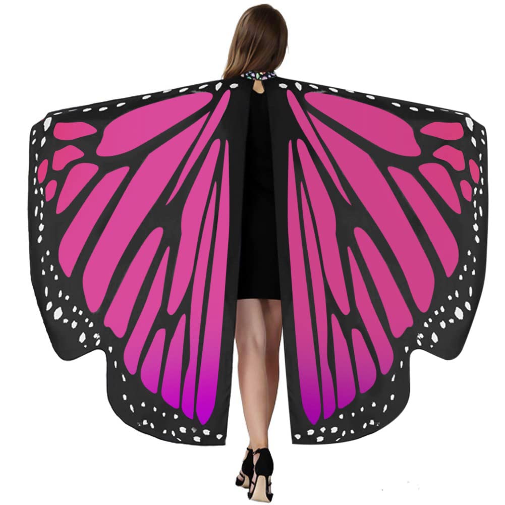 Kids Halloween Butterfly Cloak Butterfly Cape Child Halloween Butterfly Wings Shawl Costume Halloween Butterfly Cosplay Cape Fairy Cape Butterfly Dance Cape Butterfly Wings Costume Cape with Mask